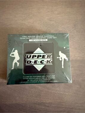 1992 Upper Deck MLB Team MVP Holographic Card Set
